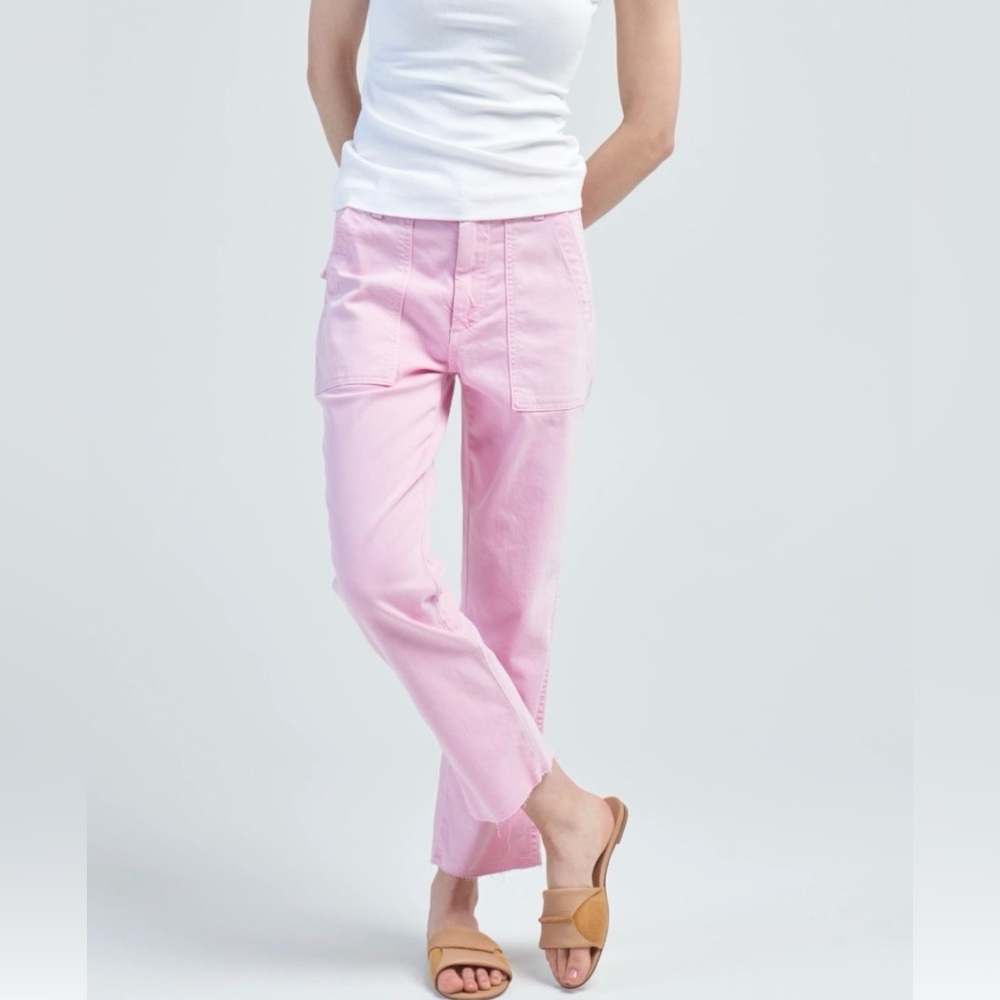 AMO Easy Army Trouser Pants Light Peony Pink Size 25 Anthropologie